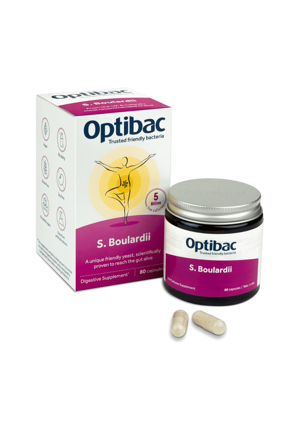 Optibac Saccharomyces Boulardii (40 капсул)